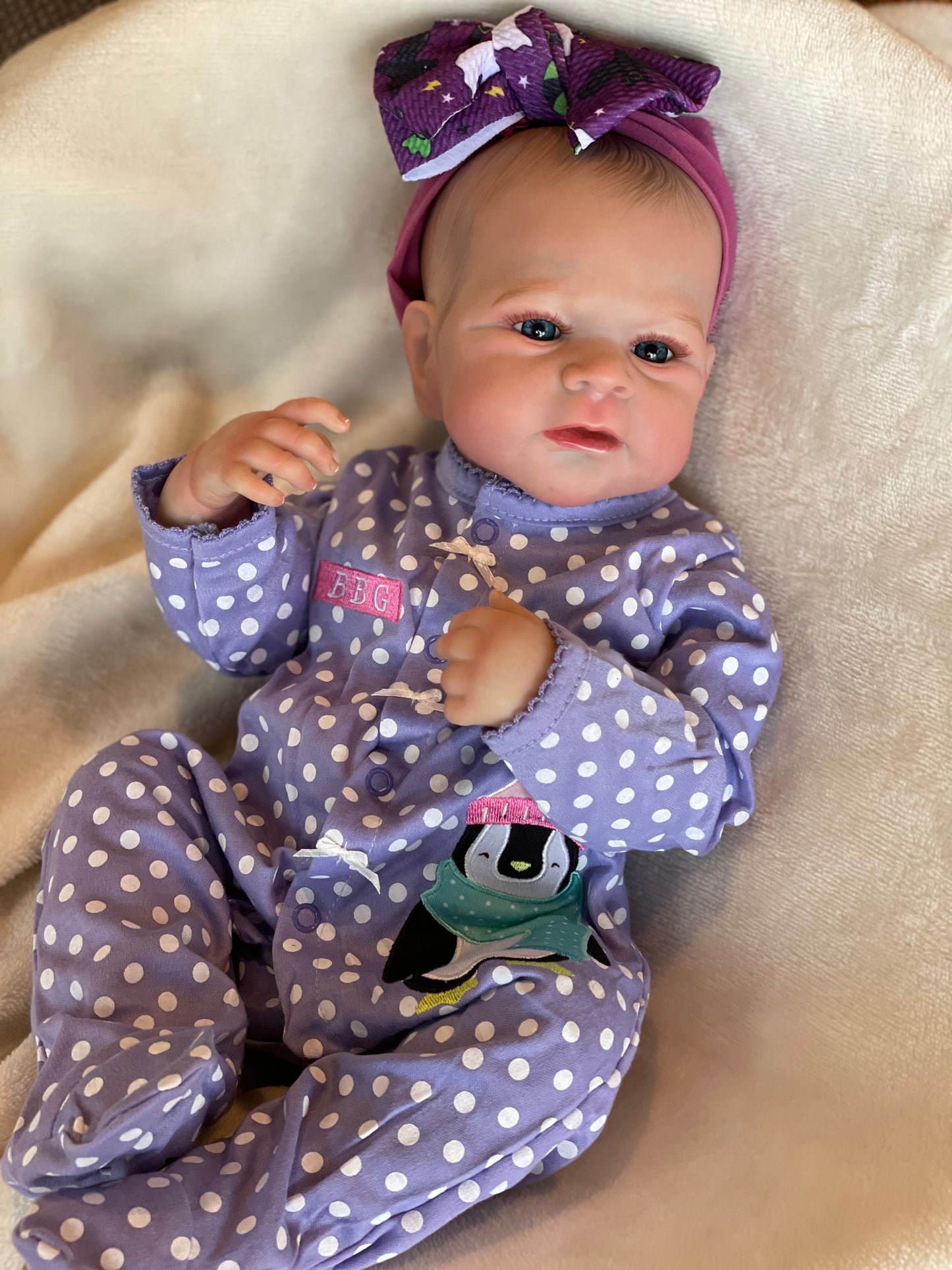 Reborn dolls--18 inches full vinyl waterproof baby Elijah baby girl can bath