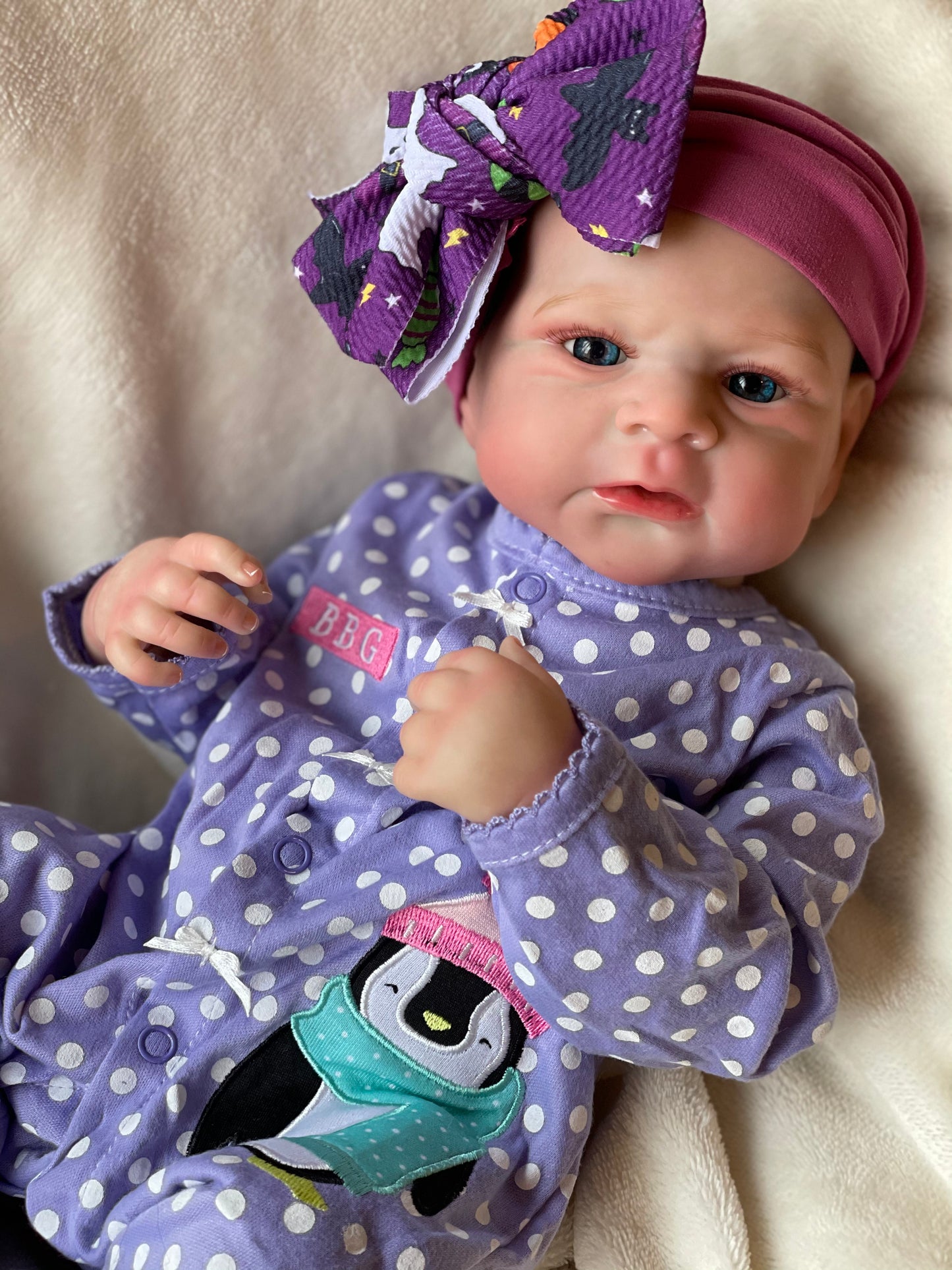 Reborn dolls--18 inches full vinyl waterproof baby Elijah baby girl can bath