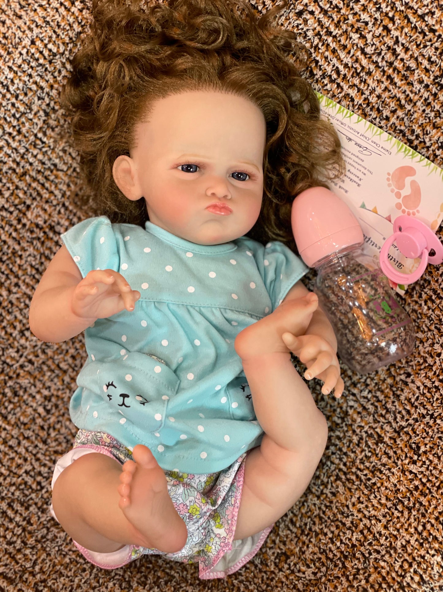 Reborn baby doll-- 20inch Grace baby soft vinyl with cloth body lovely dolls