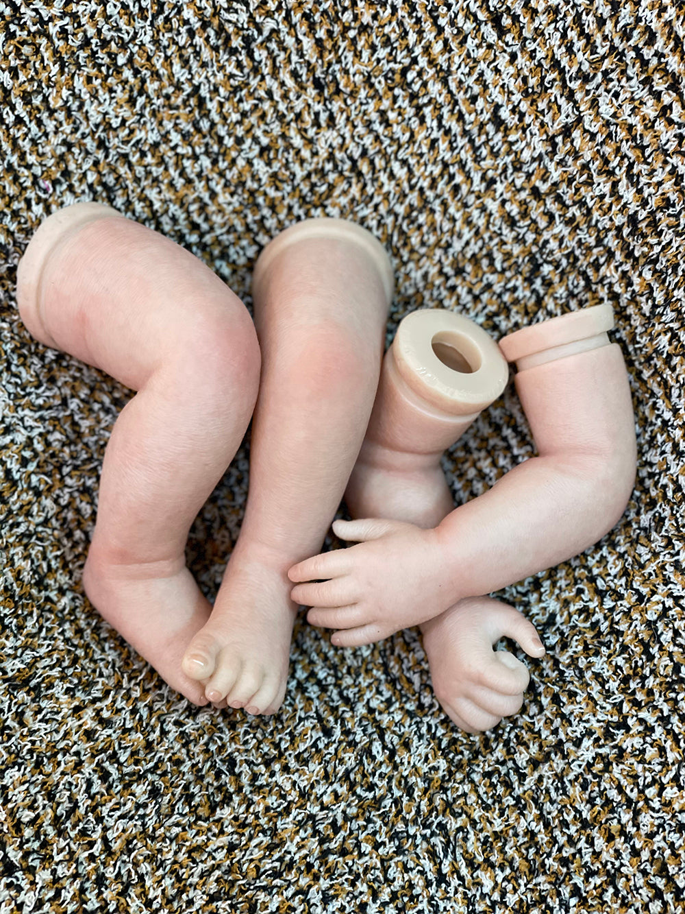 20 Inch Superior Quality Lifelike Toddler Toy Kits Handmade Reborn Bebe With 3D Skin For Festival Gift