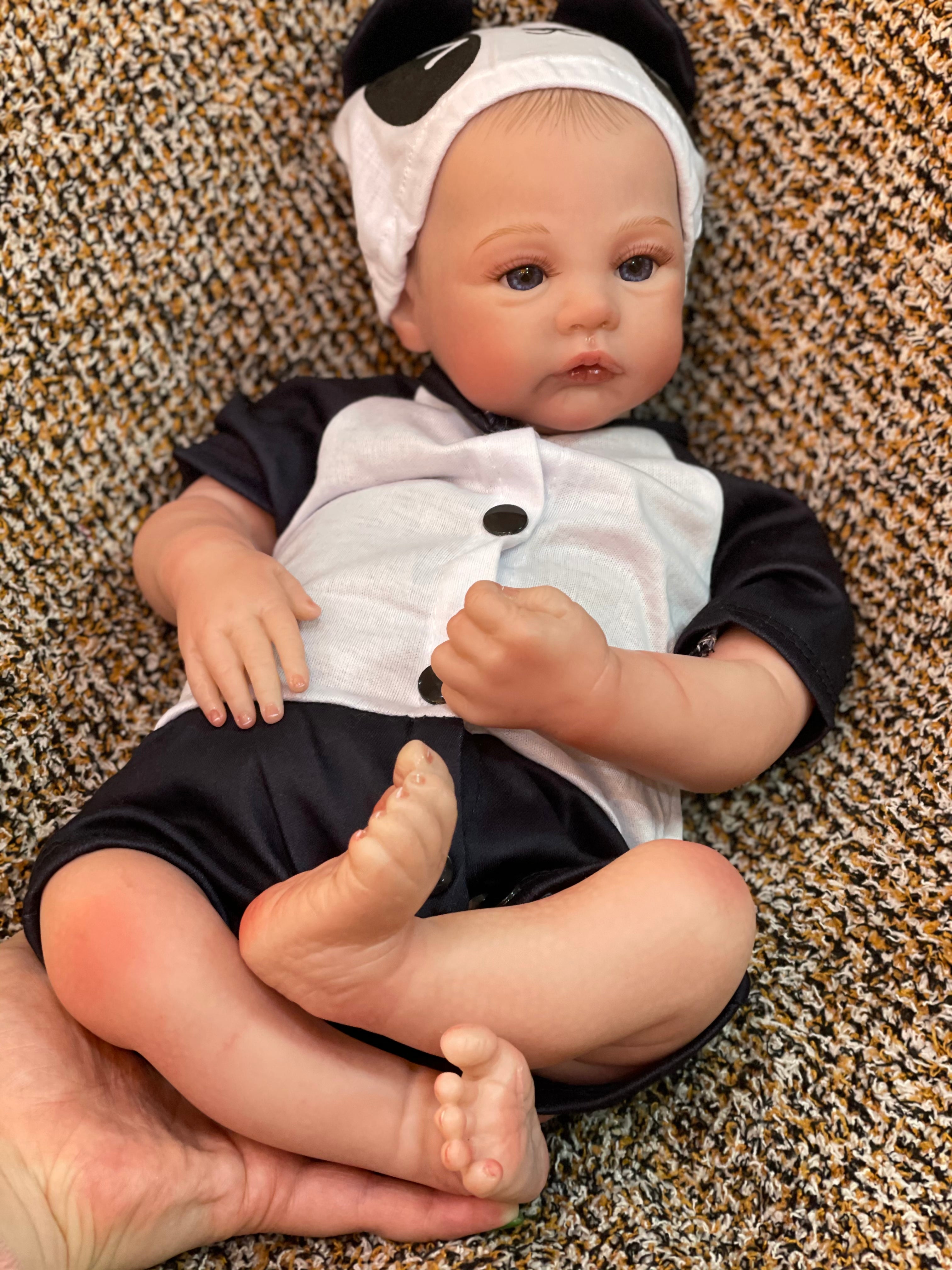 18inch reborn doll Meadow cloth body Educational Gift Set