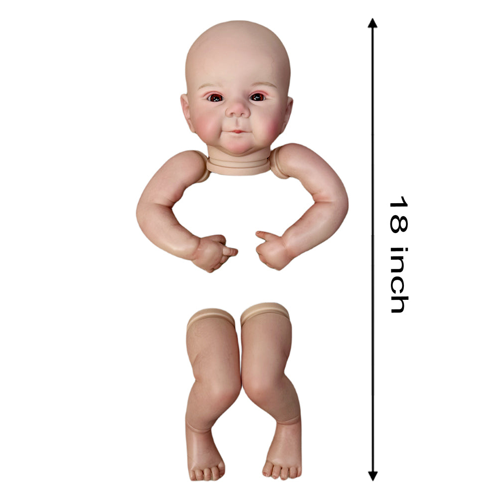 20 Inch Adorable Bebé Juliette Reborn Doll Kits Handmade Painted Realistic Newborn Toy Kit