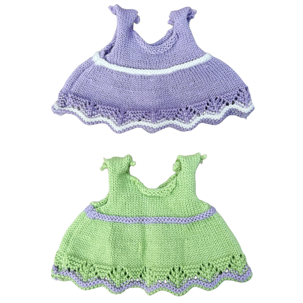 Adorable Reborn Little Princess Baby Doll Knitted Dress Suitable For 8-11 Inch Reborn Doll