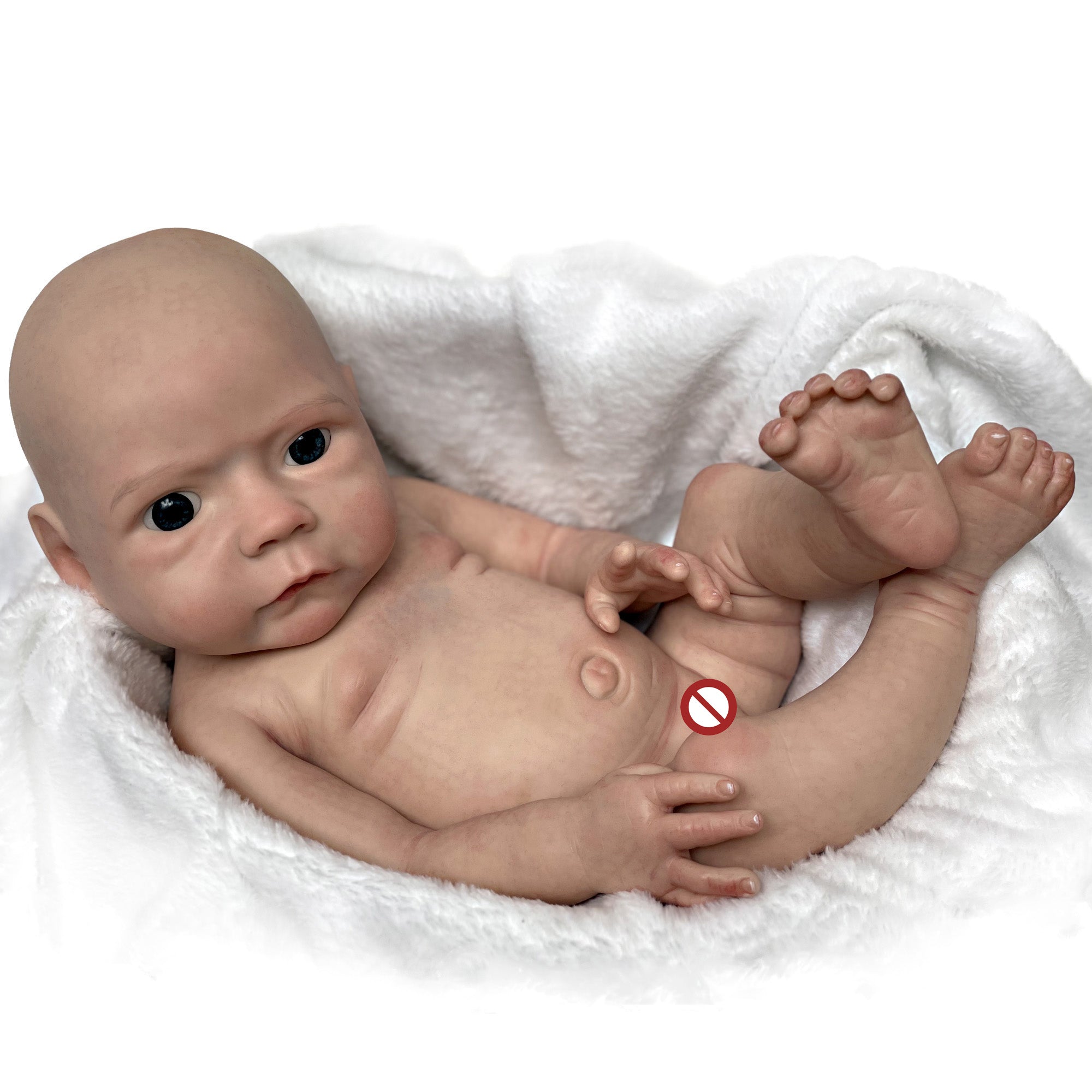 18 Inch Full Body Silicone Girl With Open Eyes - Reborn With Love Baby Dolls Store