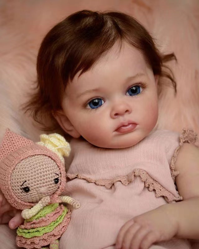 22 inch Tutti Bebe reborn Doll Handmade Realistic  Reborn Baby Toy Doll - Reborn With Love Baby Dolls Store