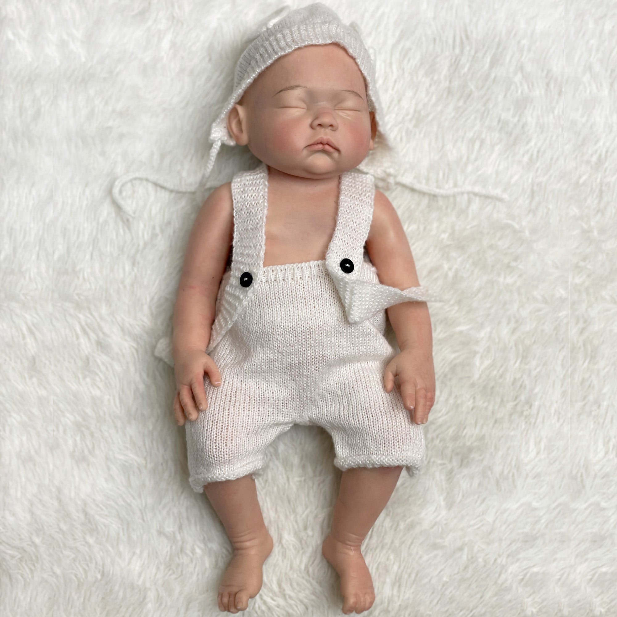 18 Inch Full Body Soft Solid Silicone Girl - Reborn With Love Baby Dolls Store