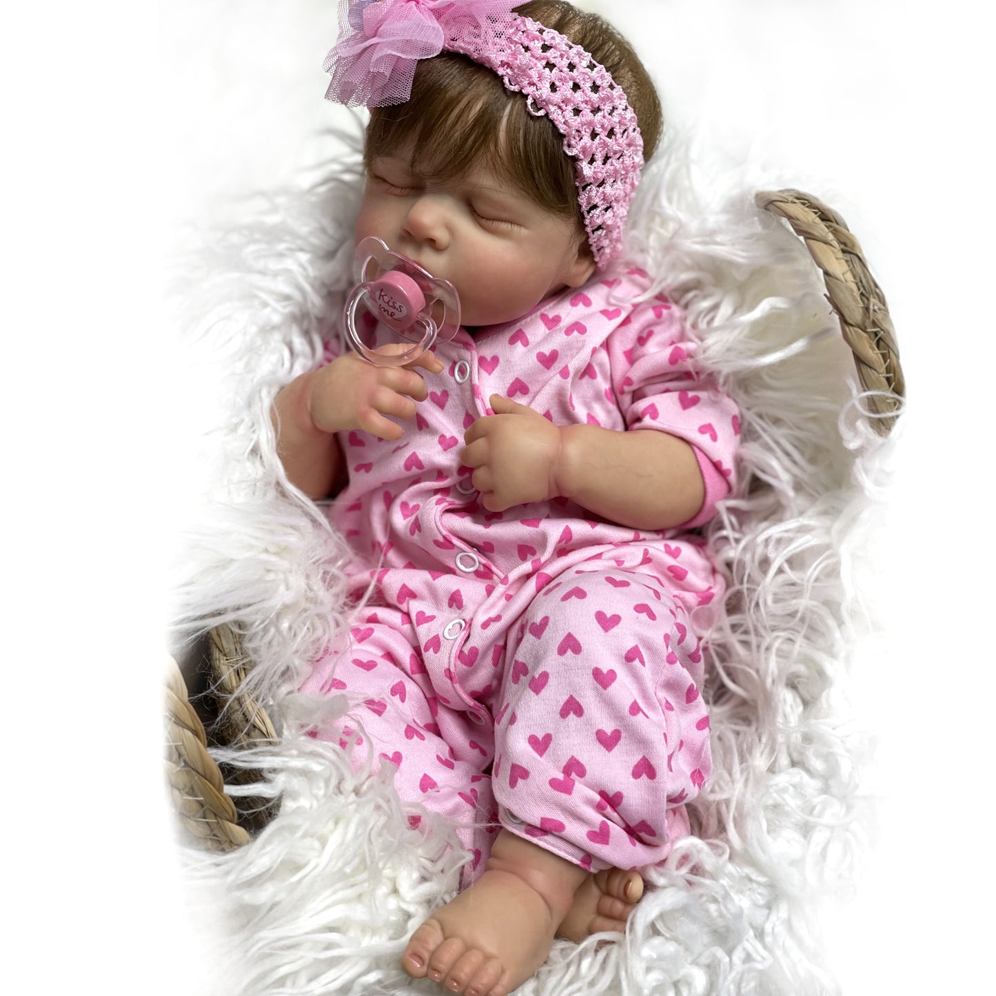 20 Inch Pink heart Clothes LouLou Reborn Doll - Reborn With Love Baby Dolls Store