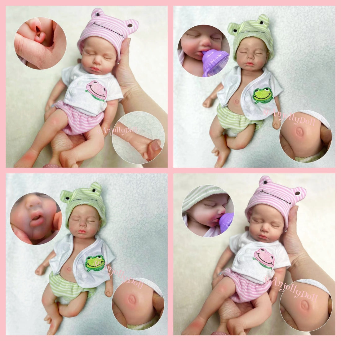 Exciting Update: Reborn Baby Doll LouLou Now with a Realistic Open Mouth Feature!