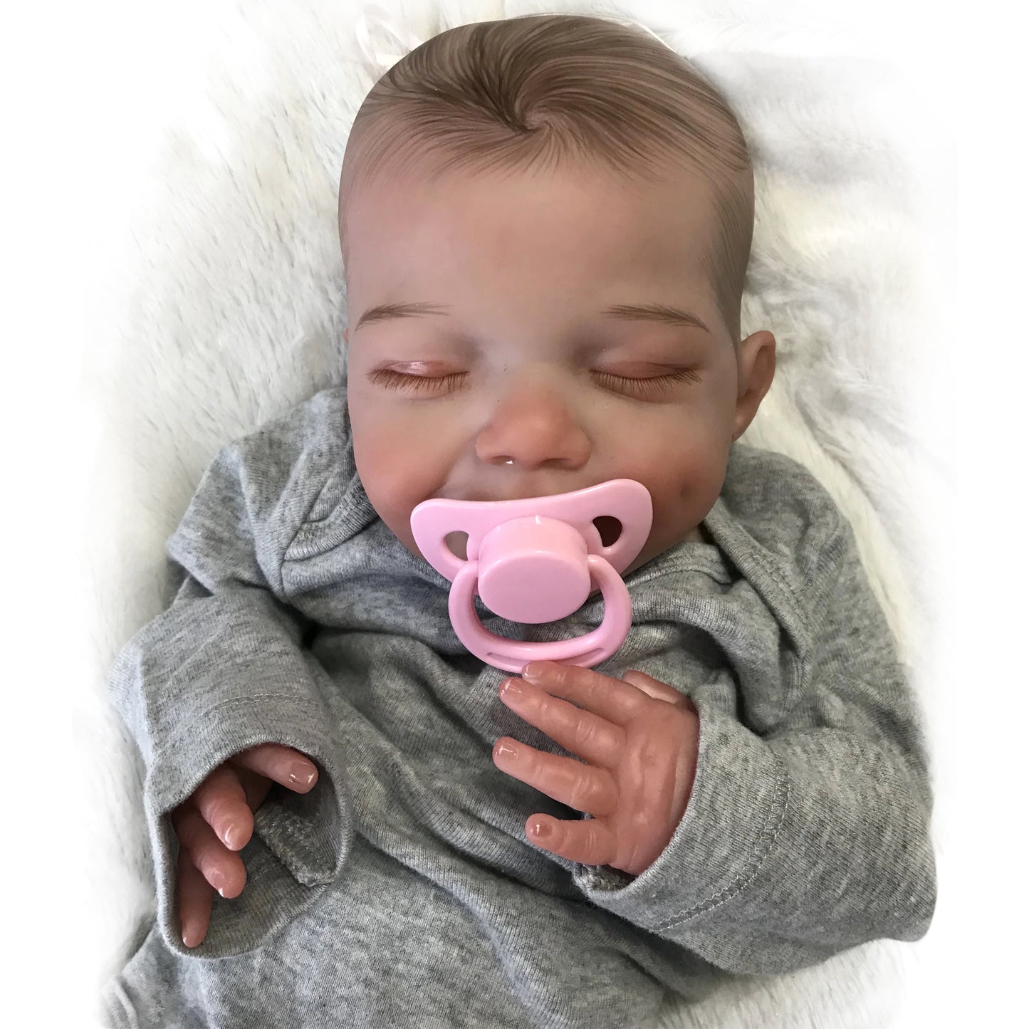 20 Inch Reborn Baby Dolls, Realistic-Newborn Baby Dolls Soft Vinyl and Cloth Body Lifelike Baby Sleeping Dolls for Kids Daughter, Mother, Birthday Gifts