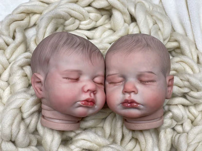 50CM Reborn Doll Kits Close Eyes LouLou Doll Parts Genesis artist Painted