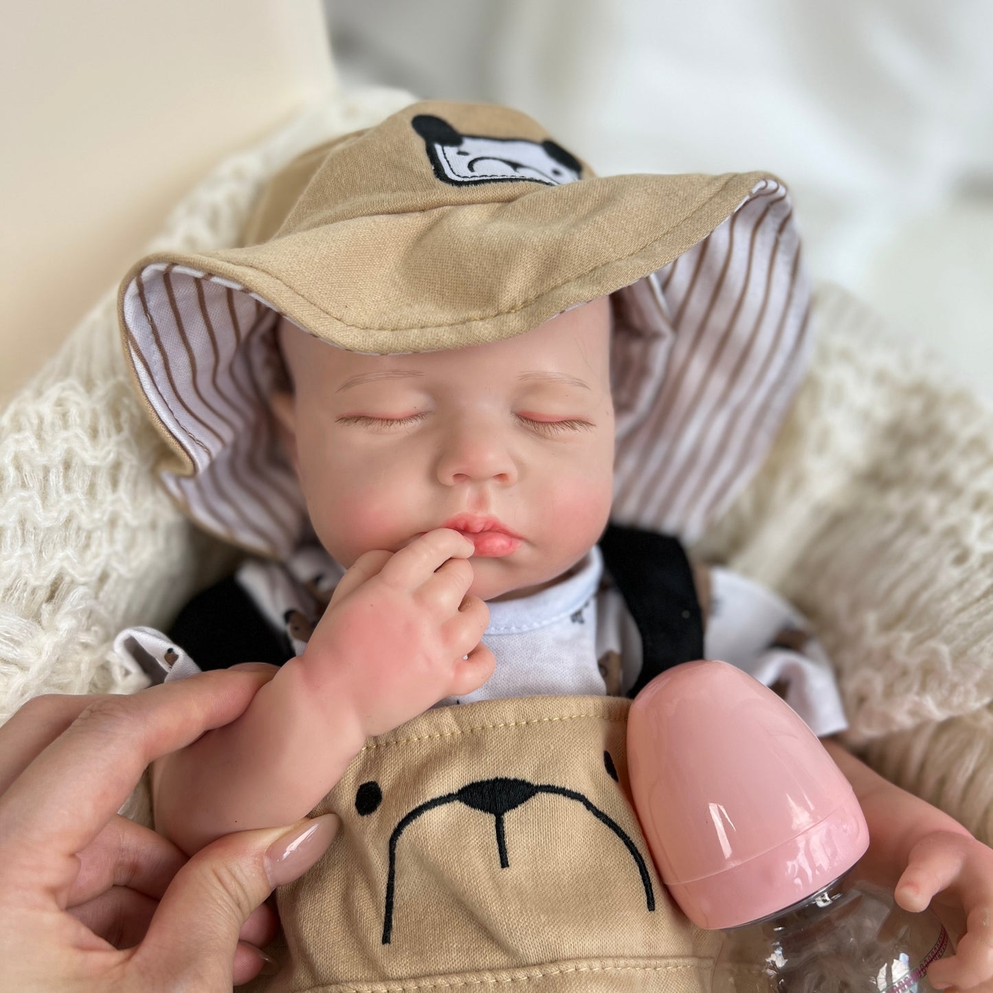 18" 45cm Boy Full Body Soft Solid Silicone Bebe Reborn Dolls Handmade Painted Newborn Baby Doll For Kids Gift