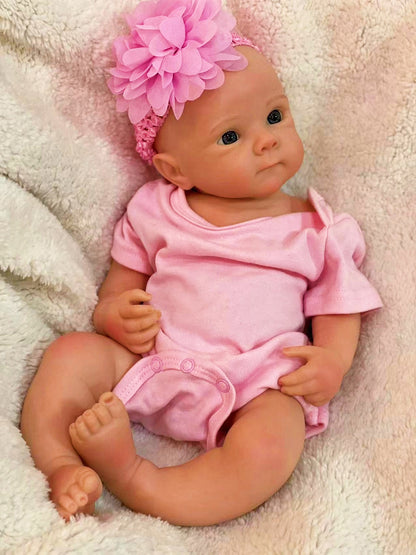 Exquisite Reborn Toddler Painted/Unpainted 18 Inch Sweet Bettie Full Body Silicone With Vibrant Feeling