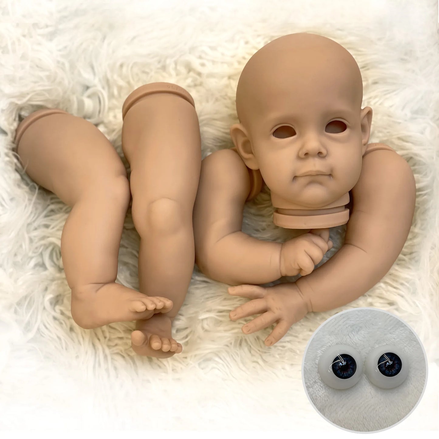 18 Or 22 Inch Maggie Reborn Doll Kits 3D Painted Kit Reborn Baby Doll Unassembled Doll Parts Kit Reborn Sin Pintar