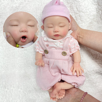 13inch Can Drink Milk Can Pee Silicone Reborn Baby Dolls Soft Full Body Solid Silicone