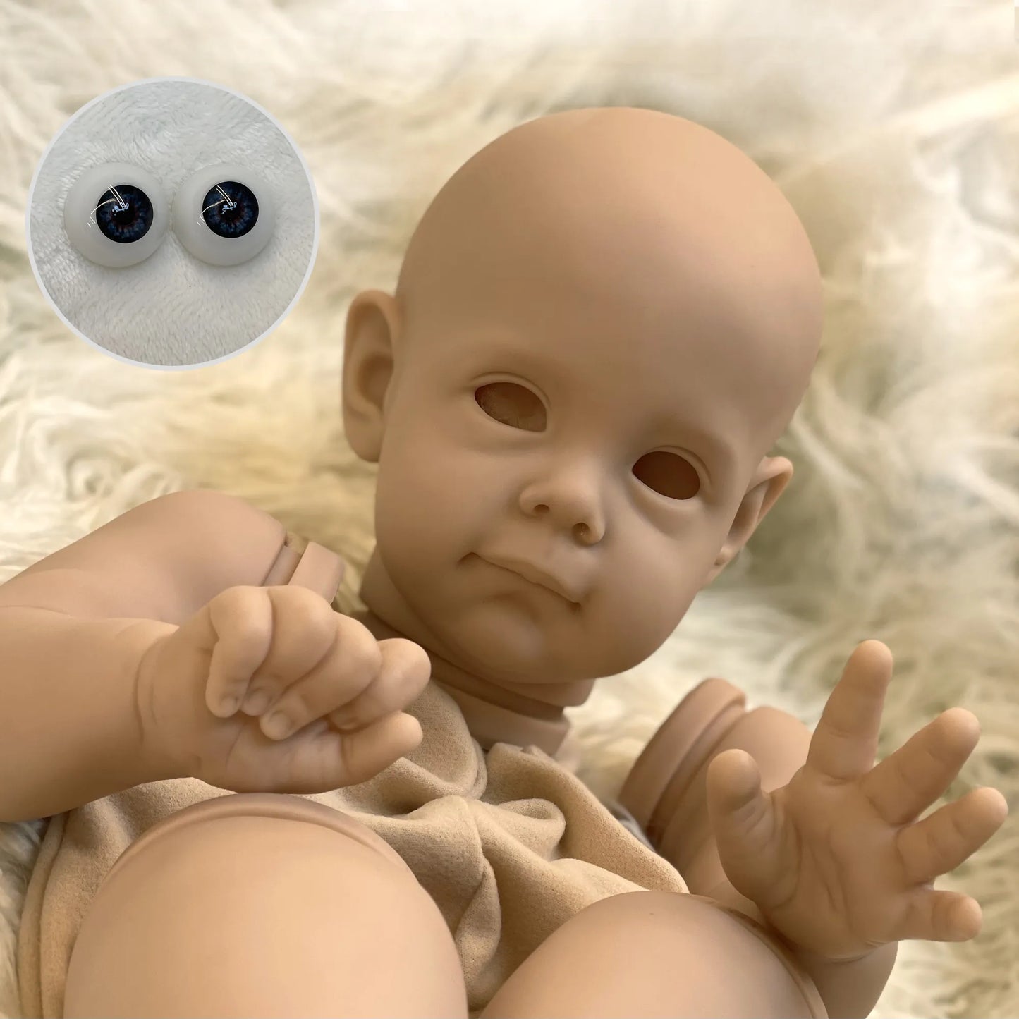 18 Or 22 Inch Maggie Reborn Doll Kits 3D Painted Kit Reborn Baby Doll Unassembled Doll Parts Kit Reborn Sin Pintar