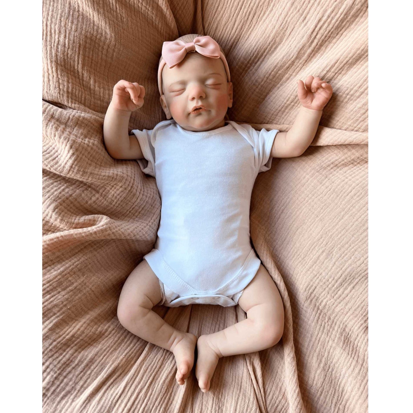 19 Inch Sam Handmade 3D Painted Skin Bebe Reborn Lifelike Newborn Baby Doll reborn baby muñeca reborn para niñas envío gratis