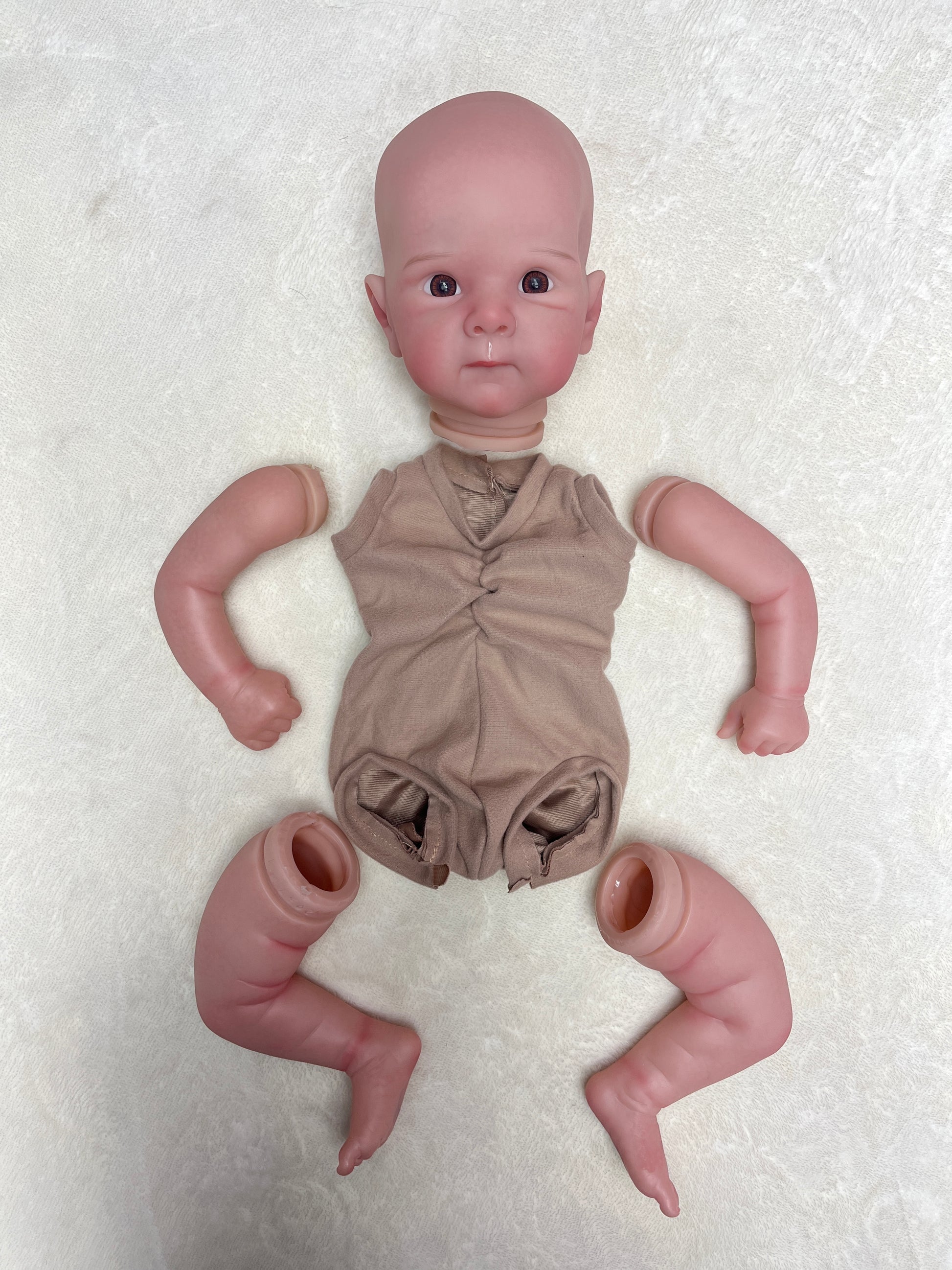 Bebe Reborn Kits Bettie 18 Inch Handmade Painted Reborn Doll Vinyl DIY Unassembled Kit Toy Boneca Kit Bebé Reborn - Reborn With Love Baby Dolls Store