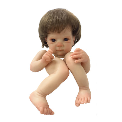 Bebe Reborn 45CM Doll Kits Bettie Unpainted and Painted Rooted Hair Parts DIY Blank Accessories De Boneca Acessórios - Reborn With Love Baby Dolls Store