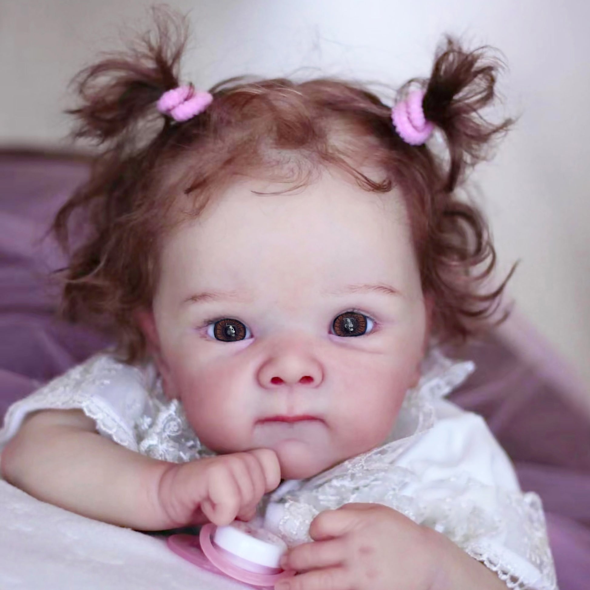 Bebe Reborn 45CM Doll Kits Bettie Unpainted and Painted Rooted Hair Parts DIY Blank Accessories De Boneca Acessórios - Reborn With Love Baby Dolls Store