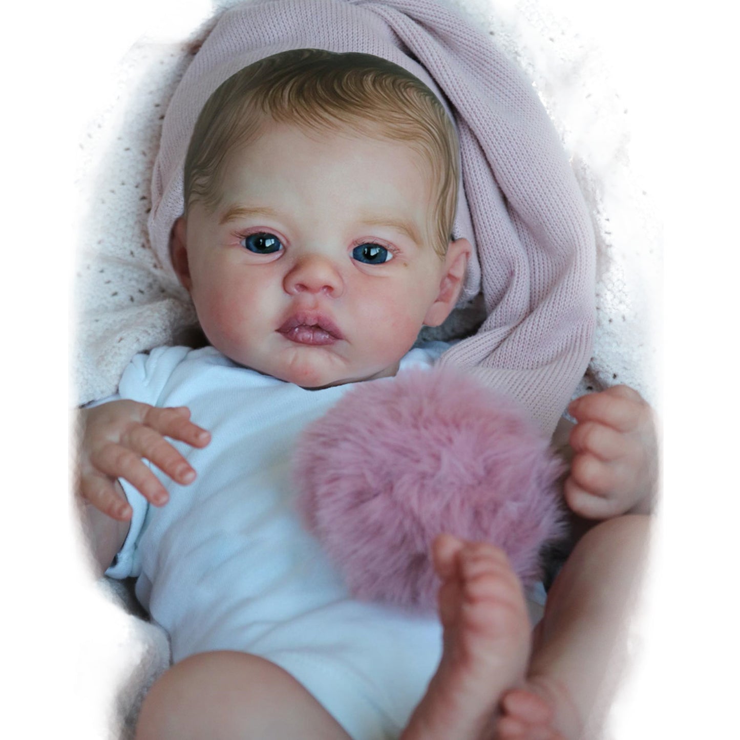 47cm Whole Body Silicone Vinyl Reborn Doll With Visible Veins  Lifelike Newborn Baby Girl - Reborn With Love Baby Dolls Store