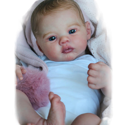 47cm Whole Body Silicone Vinyl Reborn Doll With Visible Veins  Lifelike Newborn Baby Girl - Reborn With Love Baby Dolls Store