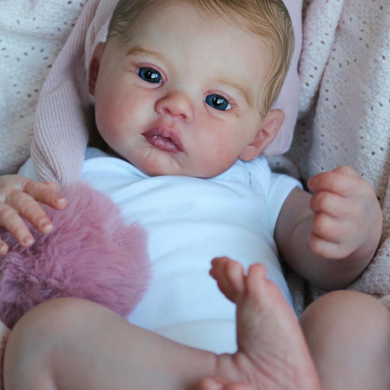 47cm Whole Body Silicone Vinyl Reborn Doll With Visible Veins  Lifelike Newborn Baby Girl - Reborn With Love Baby Dolls Store