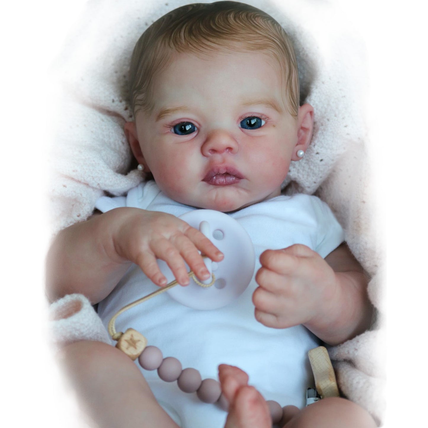 47cm Whole Body Silicone Vinyl Reborn Doll With Visible Veins  Lifelike Newborn Baby Girl - Reborn With Love Baby Dolls Store