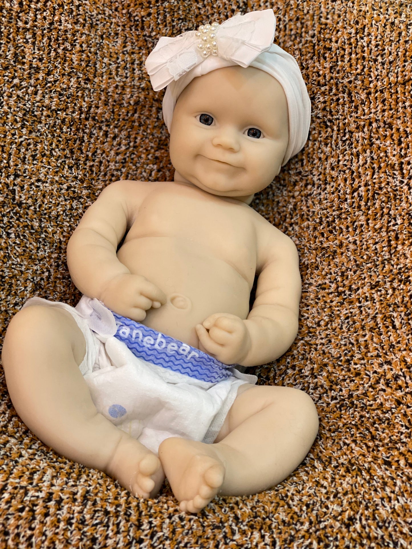 20 inch full body silicone Maddie unpainted silicone baby doll