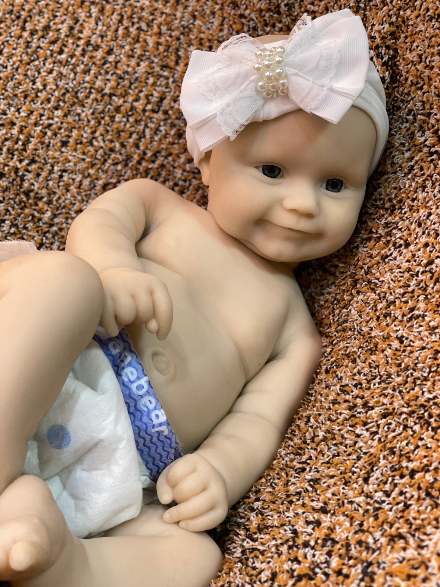 20 inch full body silicone Maddie unpainted silicone baby doll