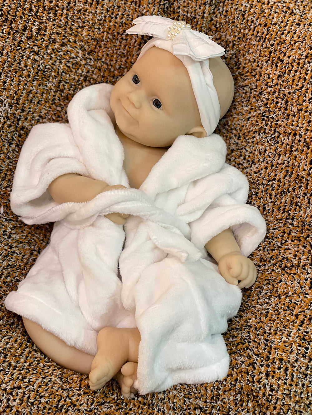 20 Inch Chubby Maddie Unpainted Full Solid Silicone Reborn Baby Delicate Design With Vivid Skin Details