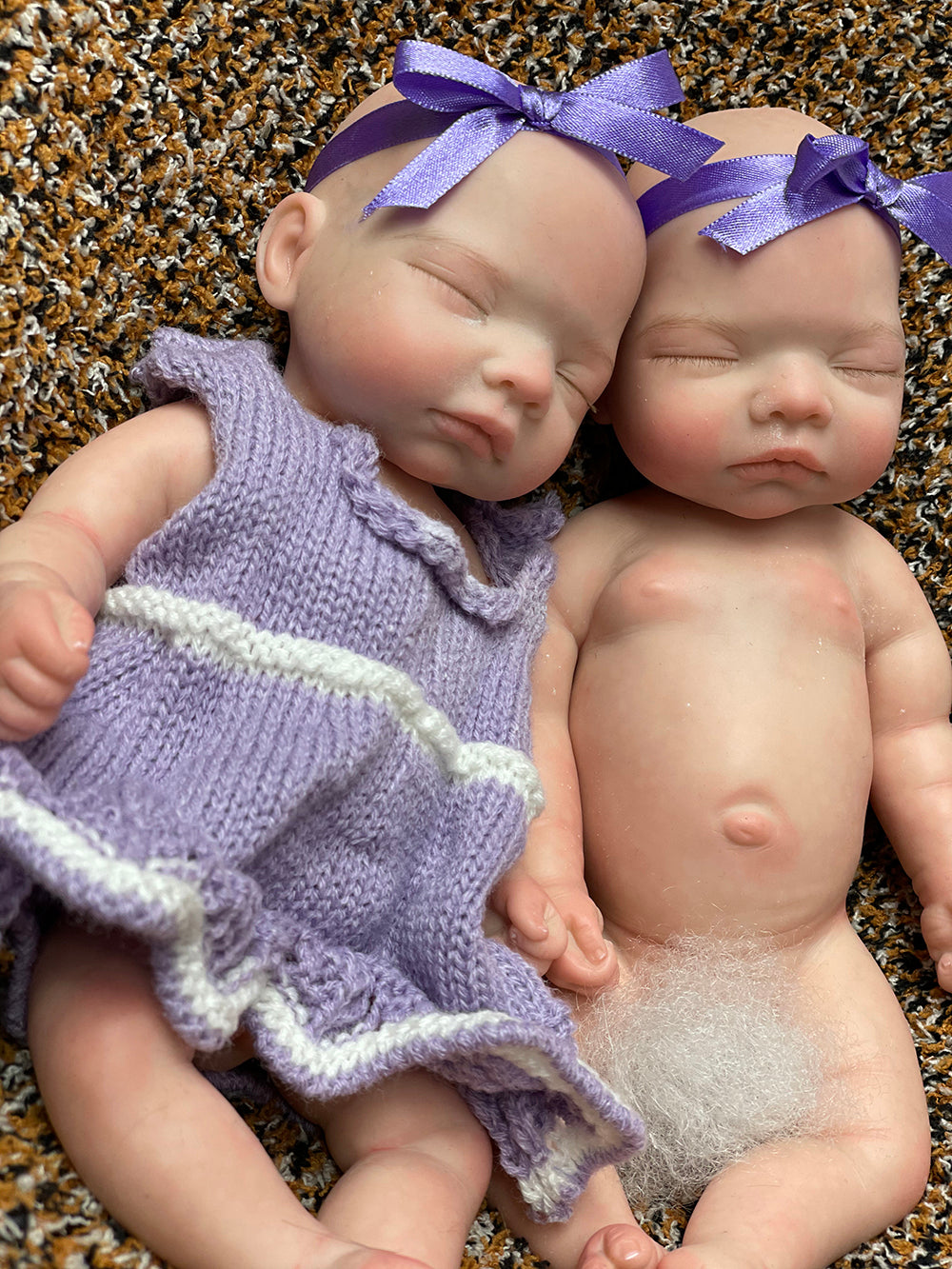 11 Inch Washable Baby Doll Full Solid Silicone Bebe Hand-detailed With Visible Veins