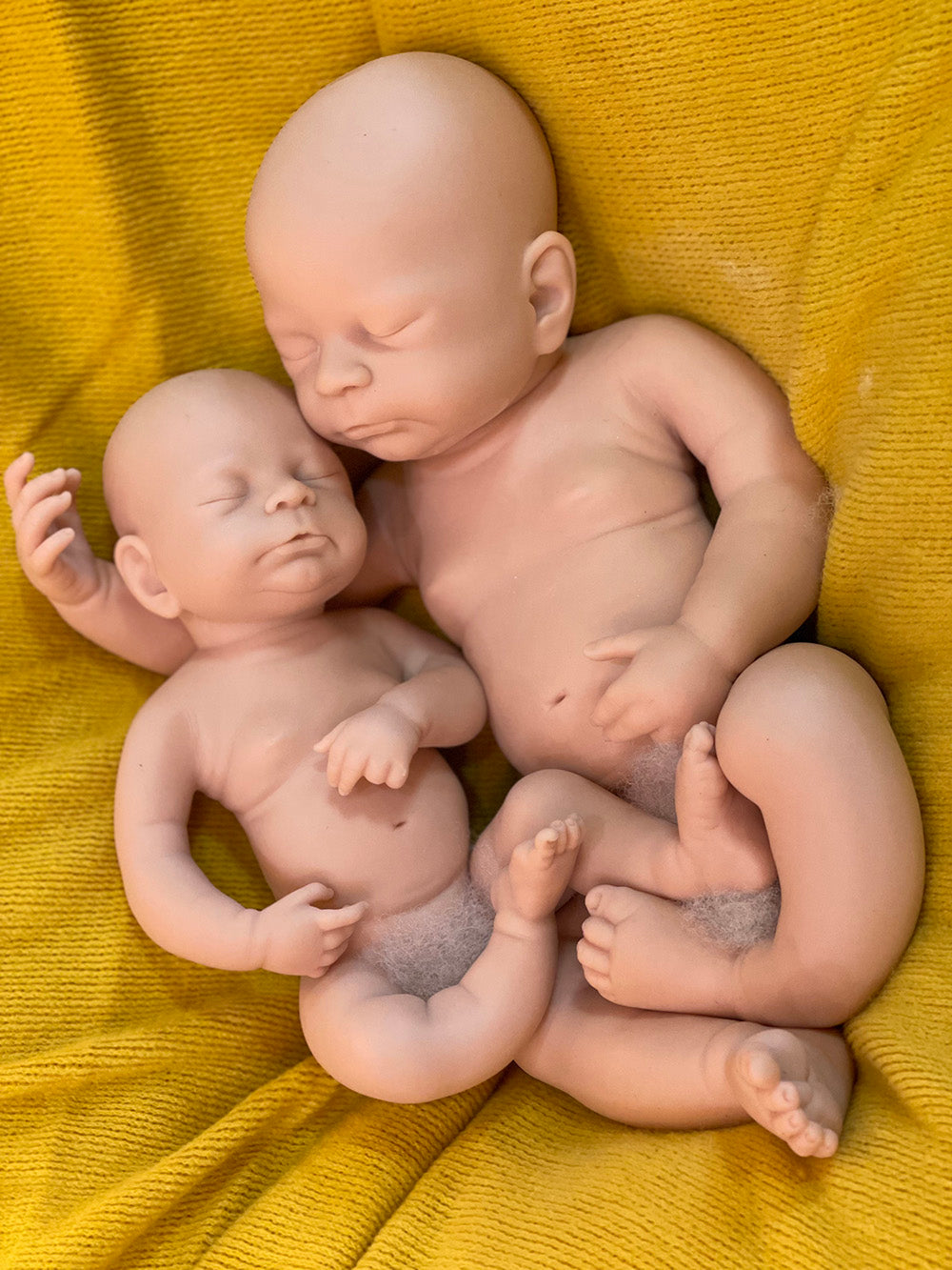 Unpainted and Painted Sleeping Timothy 13 Inch and 18 Inch Reborn Toddler With Hand-detailed Painted Skin