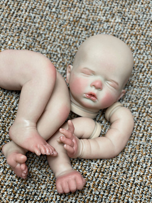 18-20 Inch Sleeping Reborn Toddler Hand-detailed Painted Unfinished Kits For Playing And Accompanying