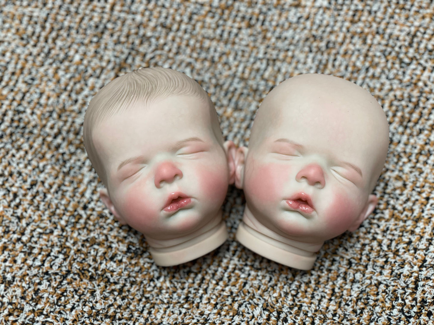 18-20 Inch Sleeping Reborn Toddler Hand-detailed Painted Unfinished Kits For Playing And Accompanying