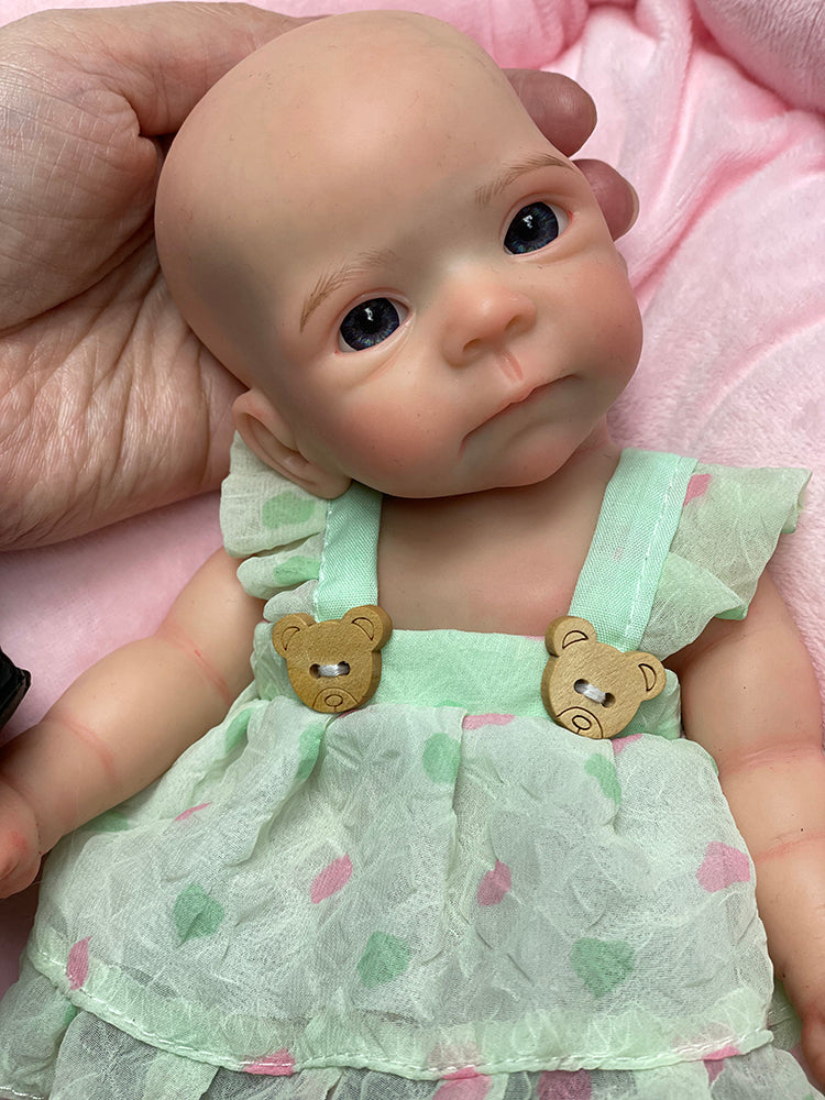 11 Inch Sweet Bettie Waterproof Reborn Doll Full Body Silicone Handmade Lifelike Skin Details