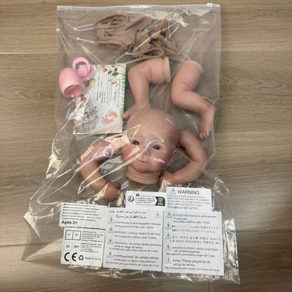 20 Inch  Adorable Bebé Juliette Reborn Doll Kits Handmade Painted Realistic Newborn Toy Kit