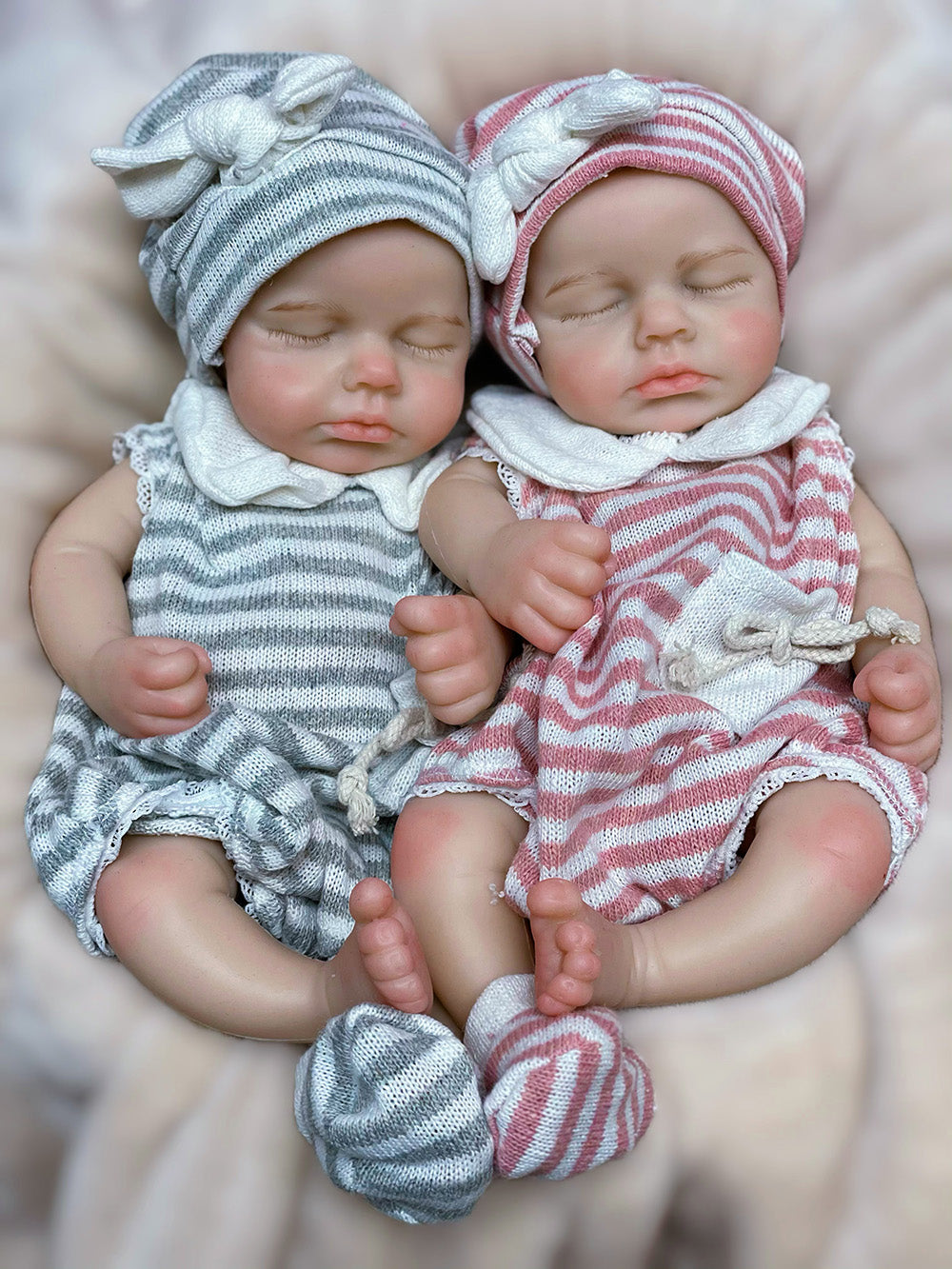 13 Inch Adorable LouLou Girl And Boy Full Silicone Baby Doll With Authentic Skin Texture