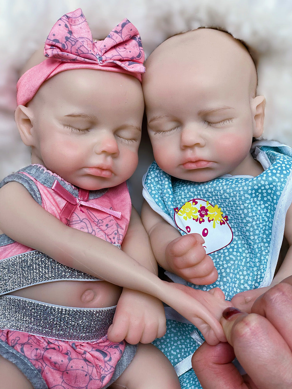 13 Inch Adorable LouLou Girl And Boy Full Silicone Baby Doll With Authentic Skin Texture