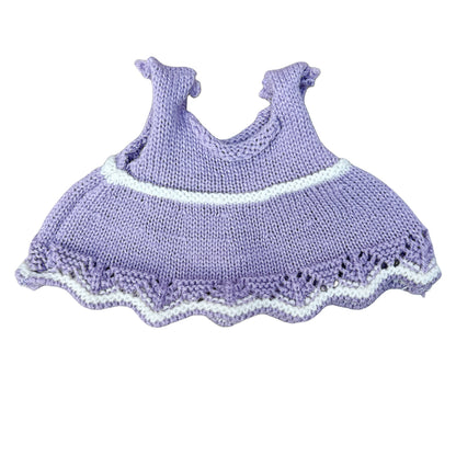 Adorable Reborn Little Princess Baby Doll Knitted Dress Suitable For 8-11 Inch Reborn Doll