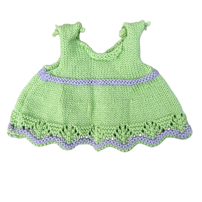 Adorable Reborn Little Princess Baby Doll Knitted Dress Suitable For 8-11 Inch Reborn Doll