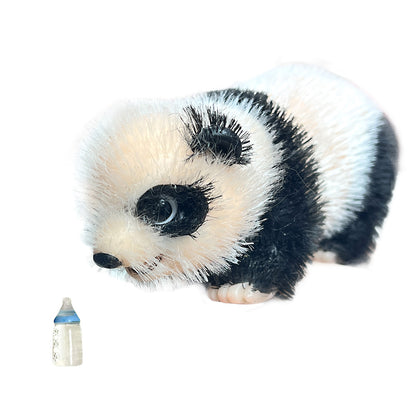 Exquisite Design 5 Inch Whole Body Silicone Panda Palm Size Animal Doll