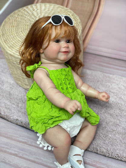 20 Inch Maddie Reborn Doll Waterproof Bebe With Visible Veins Lifelike Infant Toy For Playing