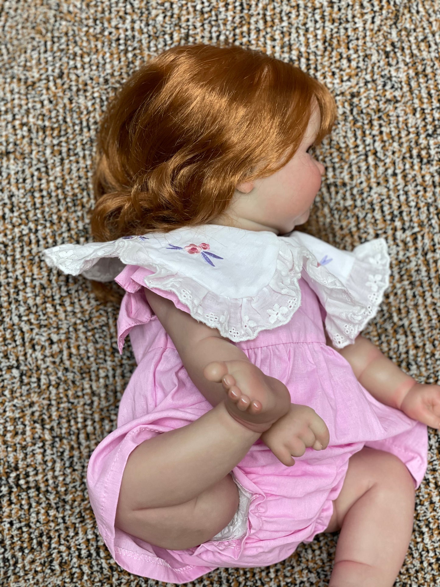 20 Inch Plump Sweet Princess Toddler Hand-detailed Painted Reborn Doll With Lifelike Skin Texture