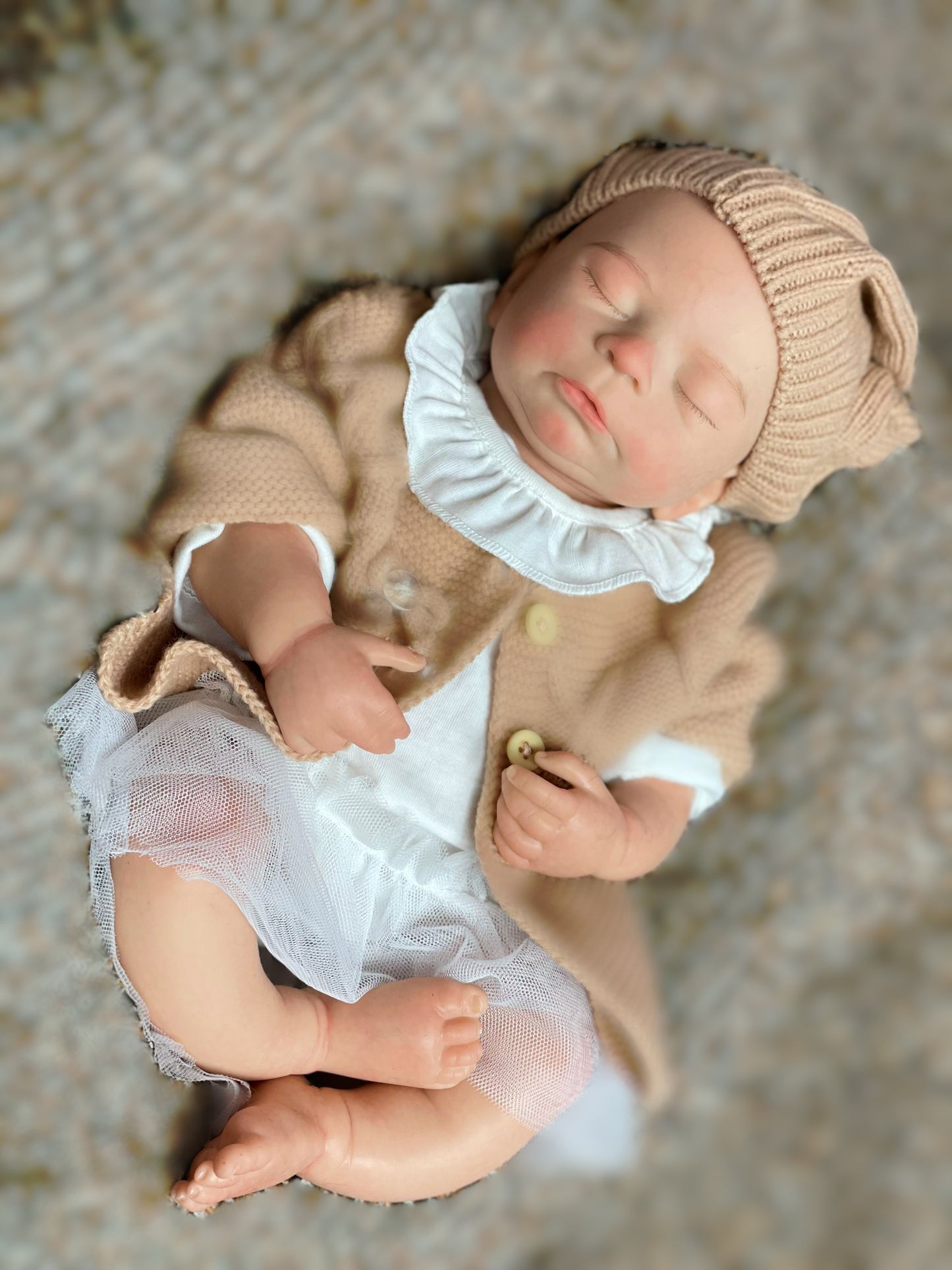 18 Inch Sweet Baby Whole Body Silicone With Gentle Touch Hand-crafted Realistic Skin Texture