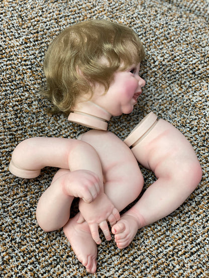 Reborn Baby Doll DIY Kits 18-20 Inch Adorable Unfinished Bonecas Parts By Skilled Artist With Fine Design