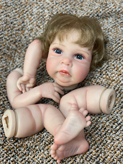 18-20 Inch Enchanting Reborn Toddler Unassembled Doll Parts With Handcrafted Skin Details For Kids‘ DIY