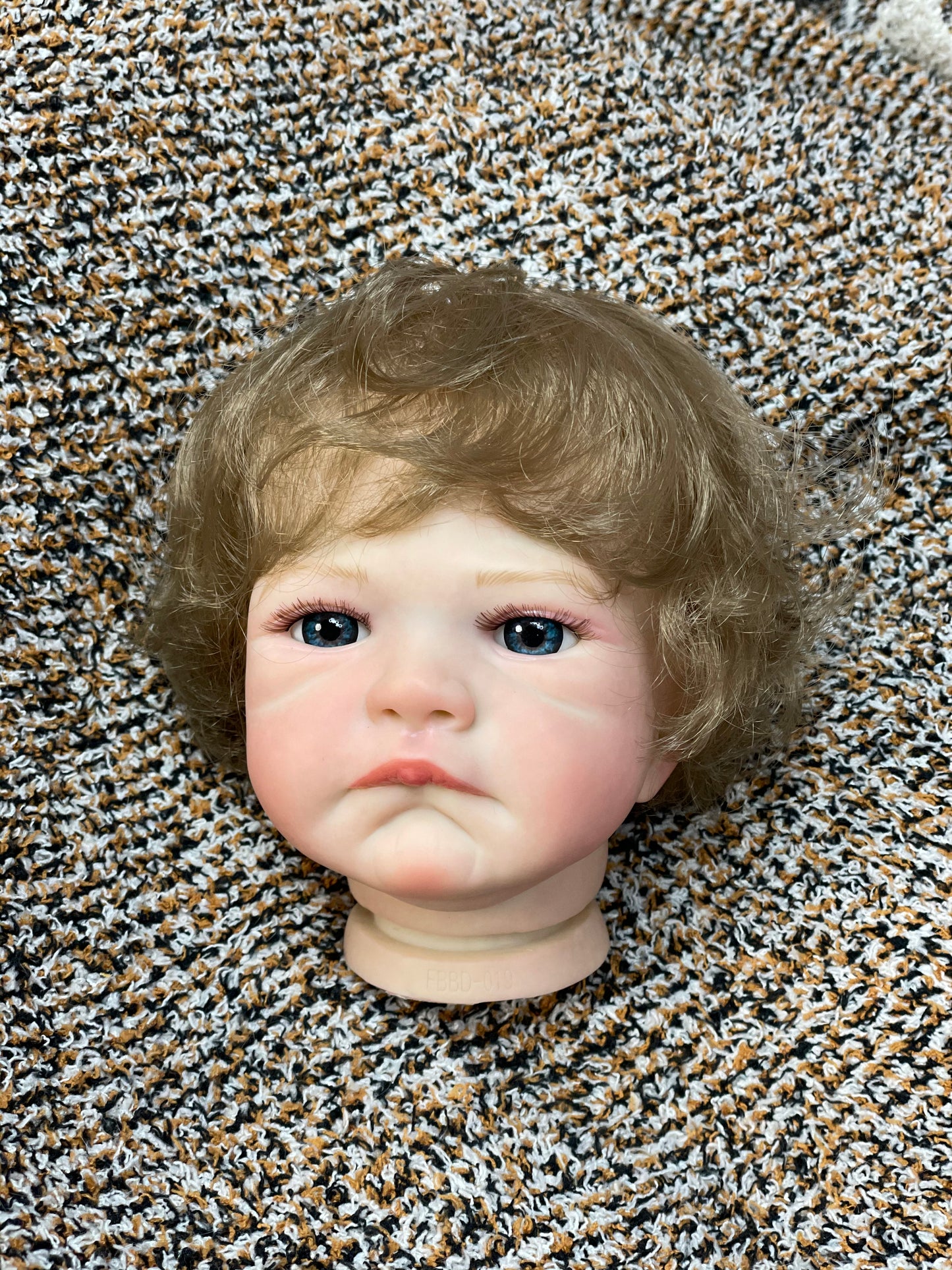 Sweet Baby Toddler 18-20 Inch Unassembled Reborn Kits Hand-detailed Lifelike Facial Features