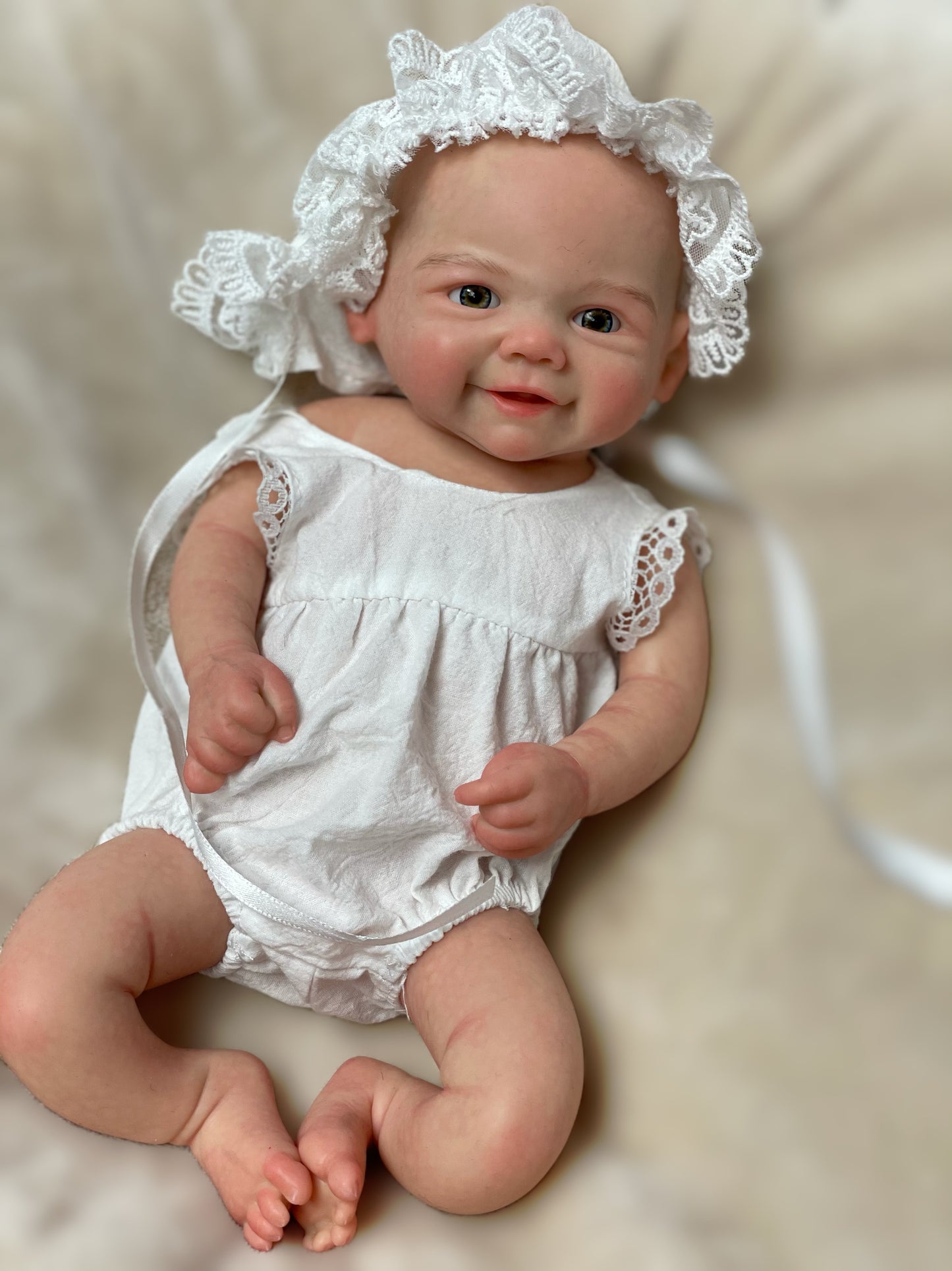 13 Inch Sweet Baby Painted/Unpainted Elijah And Vivienne Full Silicone Hand-crafted Reborn Doll With 3D Skin