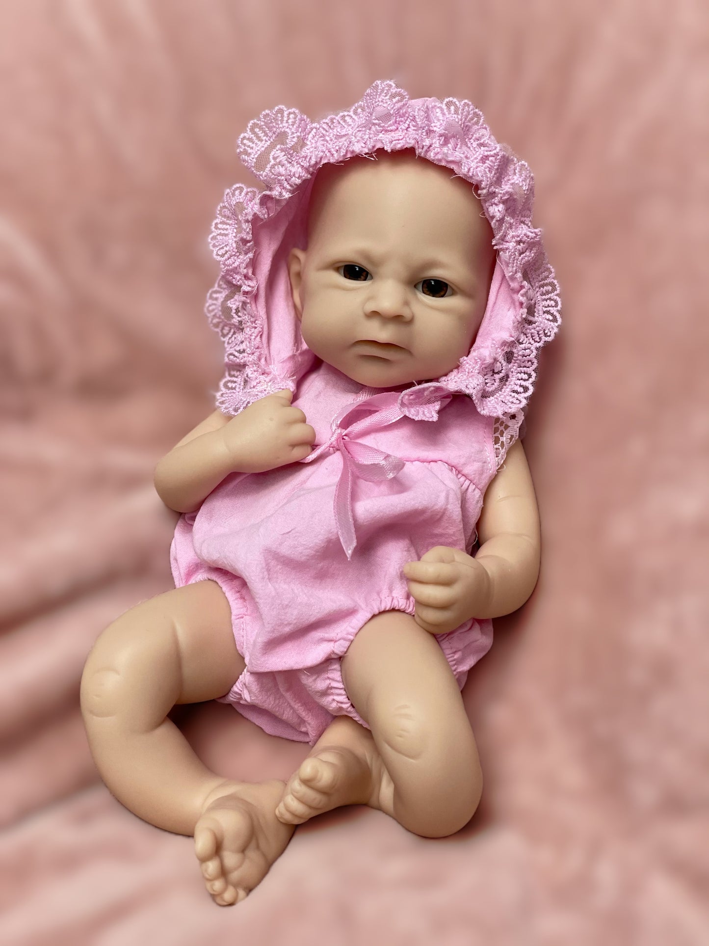 13 Inch Sweet Baby Painted/Unpainted Elijah And Vivienne Full Silicone Hand-crafted Reborn Doll With 3D Skin