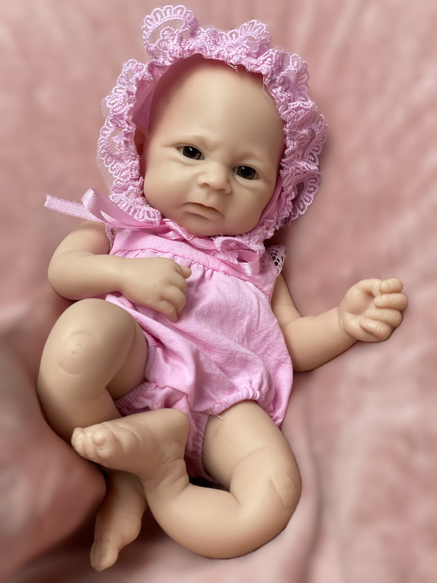 13 Inch Sweet Baby Painted/Unpainted Elijah And Vivienne Full Silicone Hand-crafted Reborn Doll With 3D Skin